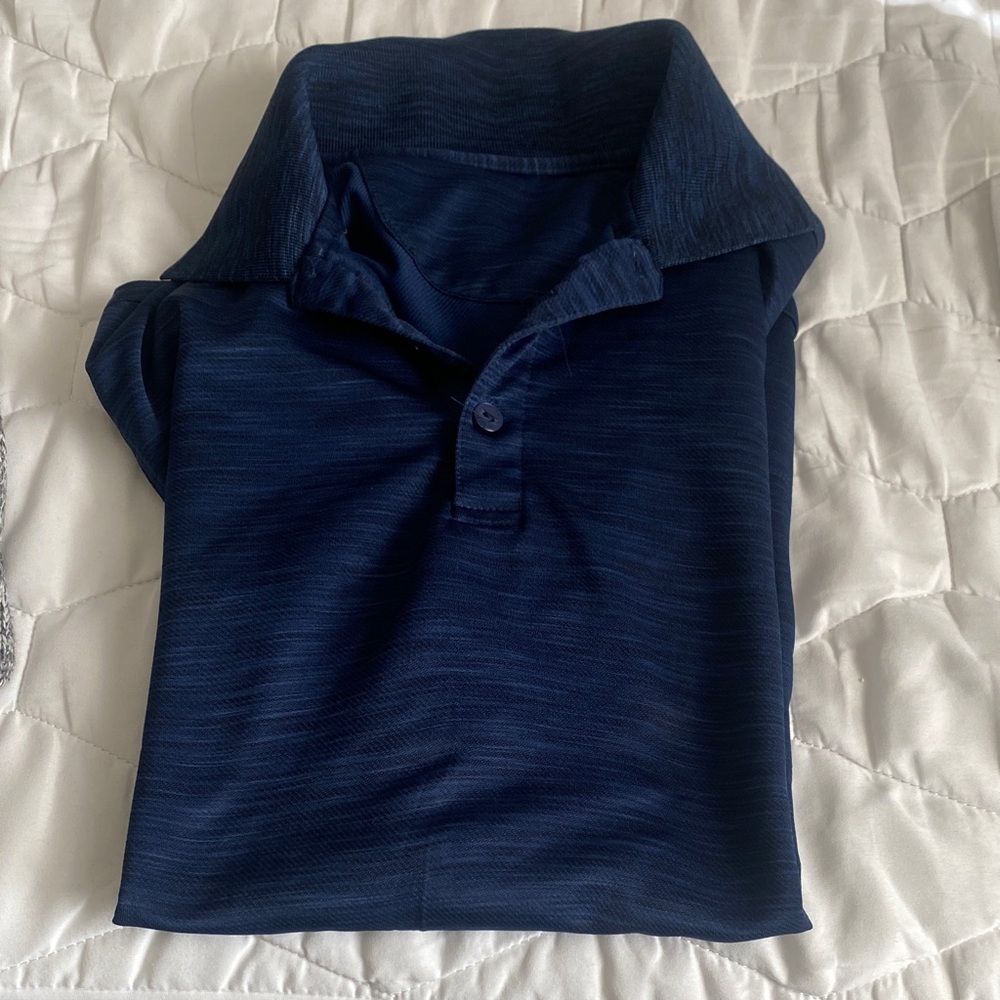 Van Heusen Navy Blue Dress Shirt